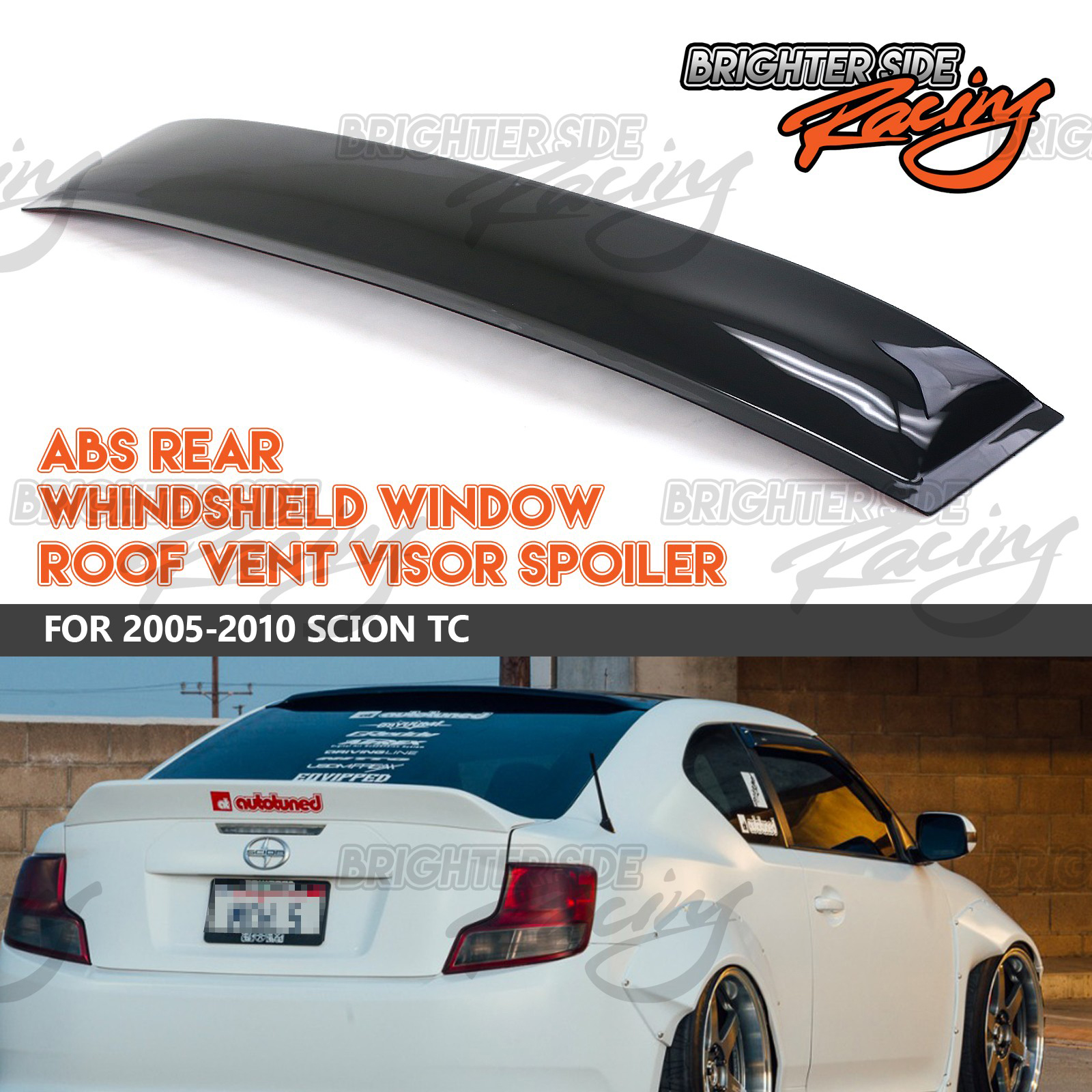 EOS Visors For 05-10 Scion tC ANT10 JDM IN-CHANNEL Side Vents Window Deflectors